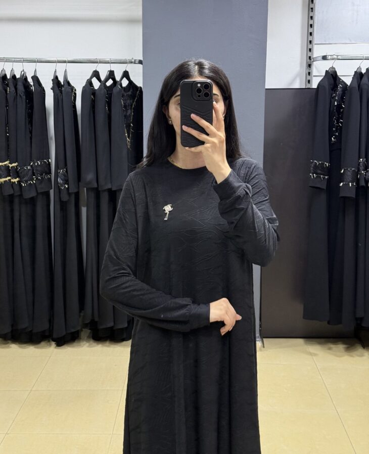 ⁦401 طقم منقوش قطعتين 48/38 أسود⁩ - الصورة ⁦3⁩