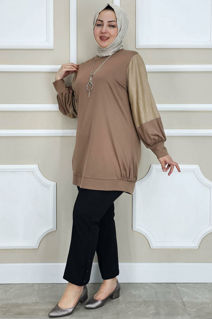 ⁦846054 تونيك قبة مع سلسال 48/38 بندقي⁩ - الصورة ⁦2⁩