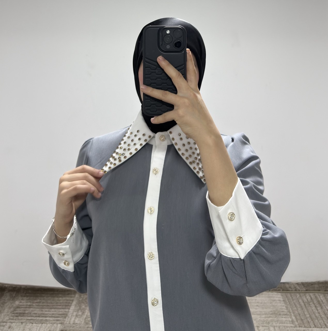 E264 طقم بنطلون قبة أزرار 46/38 سكني - الصورة 4